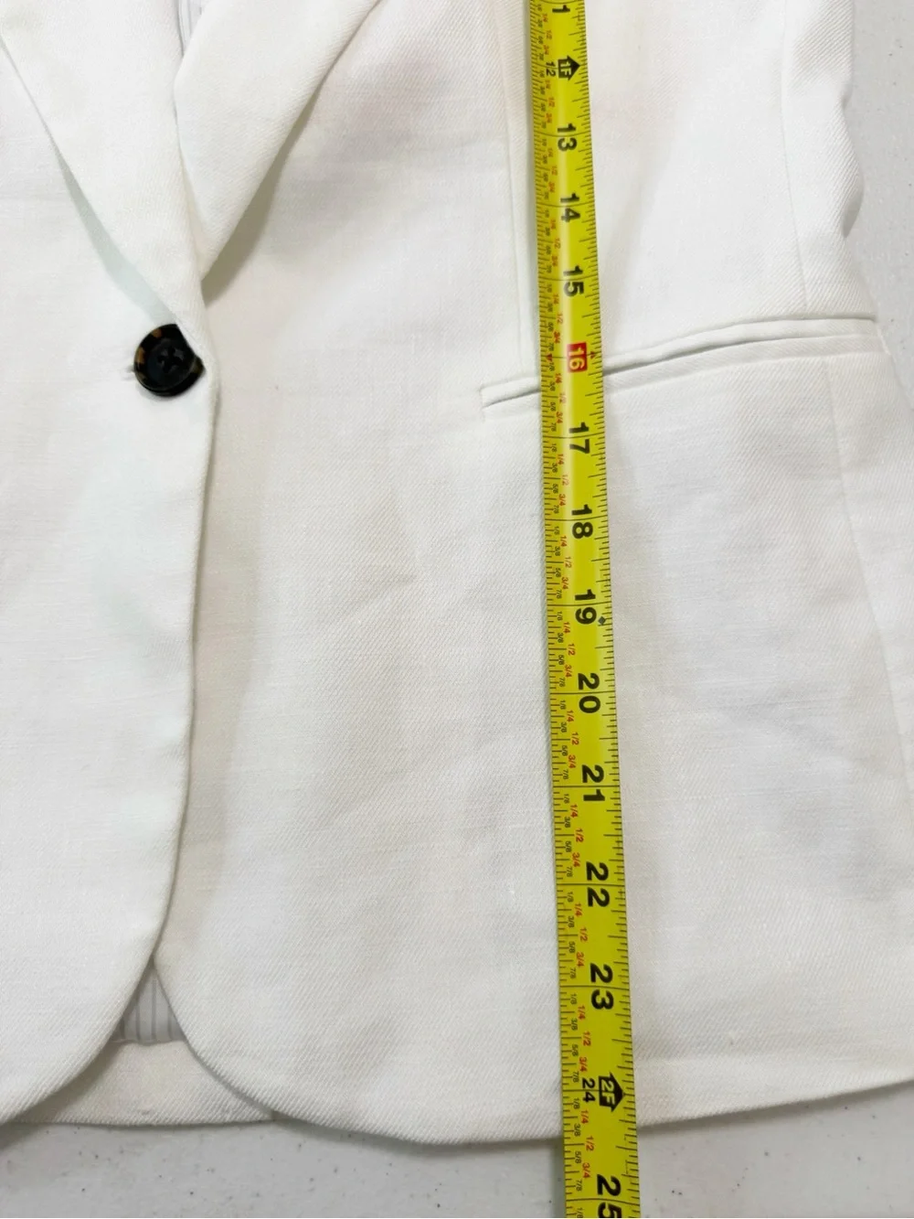 J. Crew Parke Linen Blend Blazer White 6 - Picture 12 of 16